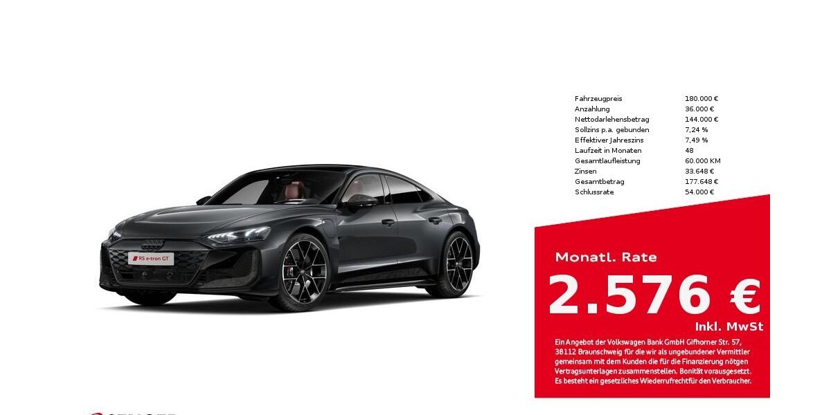 Audi RS e-tron GT 32.004 km 180.000 &euro; Lingen 49809