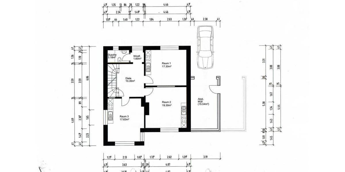 Erdgeschoßwohnung Gronau (Westfahlen) - 1 Zimmer, 19 m&sup2;, 400&euro; | Angebot:25712279
