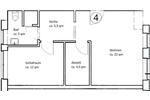 Etagenwohnung Salzbergen - 2.5 Zimmer, 49 m&sup2;, 450&euro; | Angebot:25980780