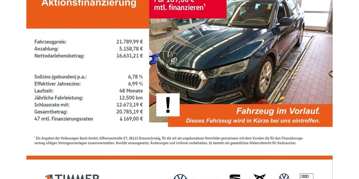 Skoda Octavia 94.105 km 21.790 &euro; Lingen 49808