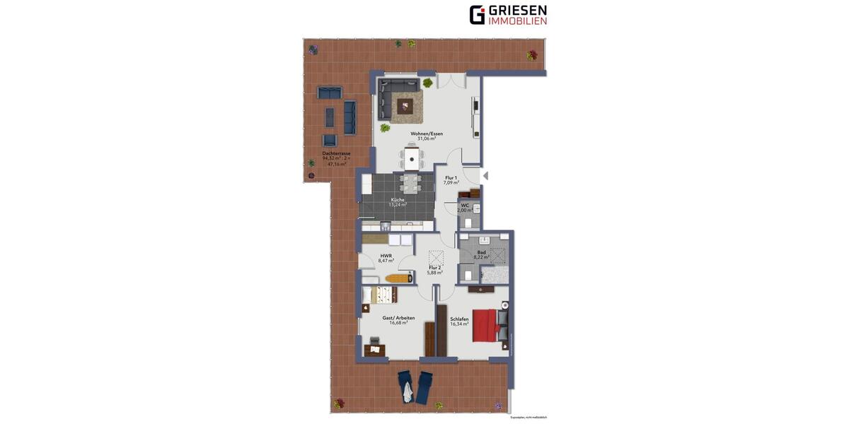 Einfamilienhaus Lingen (Ems) Damaschke - 3 Zimmer, 157 m&sup2;, 1.450&euro; | Angebot:25178715