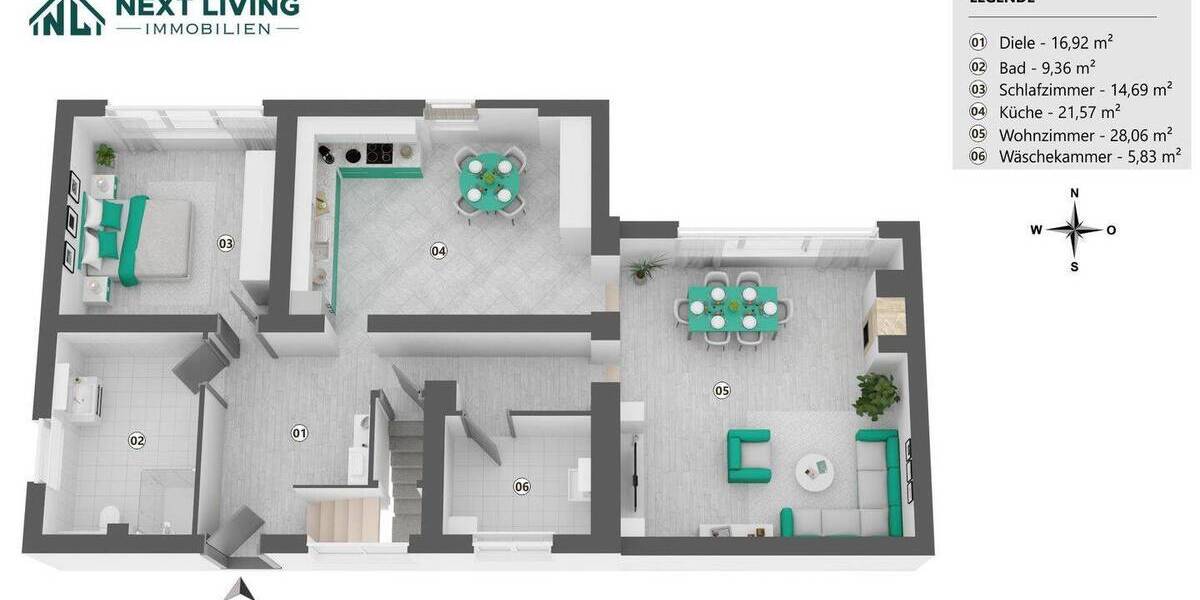 Einfamilienhaus Nordhorn Klausheide - 4 Zimmer, 137 m&sup2;, 269.000&euro; | Angebot:26696351