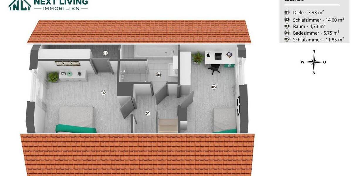 Einfamilienhaus Nordhorn Klausheide - 4 Zimmer, 137 m&sup2;, 269.000&euro; | Angebot:26696351