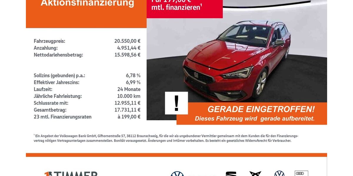 Seat Leon 71.281 km 20.550 &euro; Gronau 48599