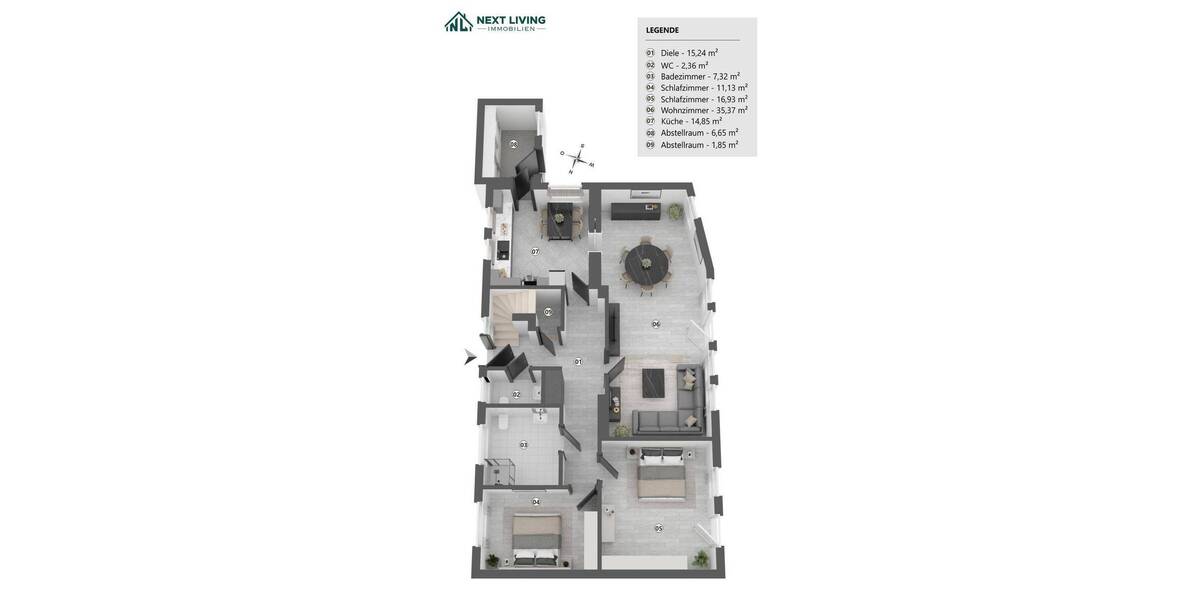 Einfamilienhaus Nordhorn Brandlecht - 6 Zimmer, 188 m&sup2;, 449.000&euro; | Angebot:26572967