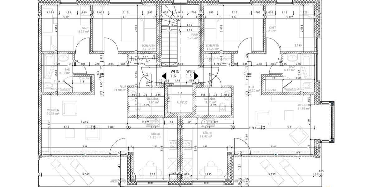 Etagenwohnung Lingen (Ems) - 3 Zimmer, 76 m&sup2;, 730&euro; | Angebot:25753520