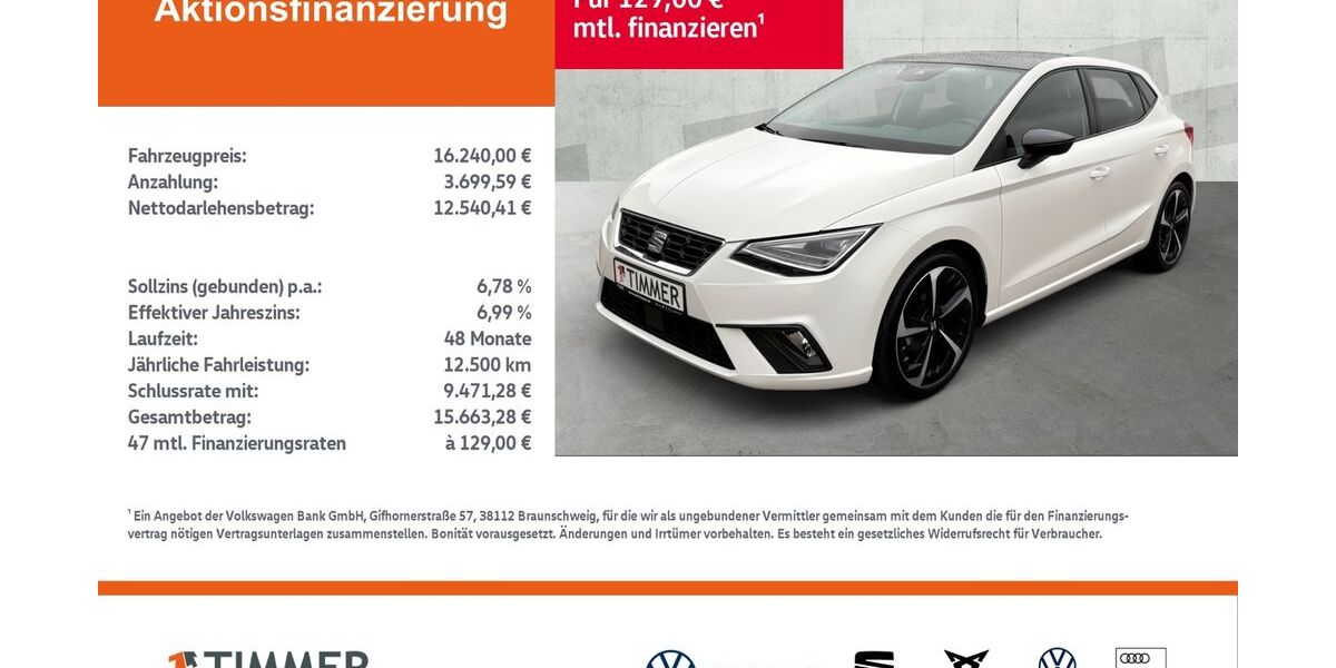 Seat Ibiza 31.336 km 16.240 &euro; Gronau 48599
