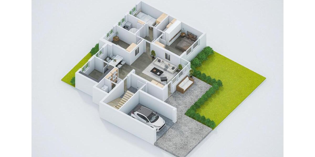 Erdgeschoßwohnung Lingen (Ems) - 4 Zimmer, 101 m&sup2;, 960&euro; | Angebot:26455811