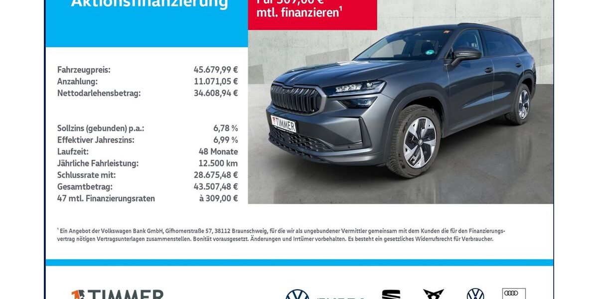 Skoda Kodiaq 25.614 km 45.480 &euro; Nordhorn 48529