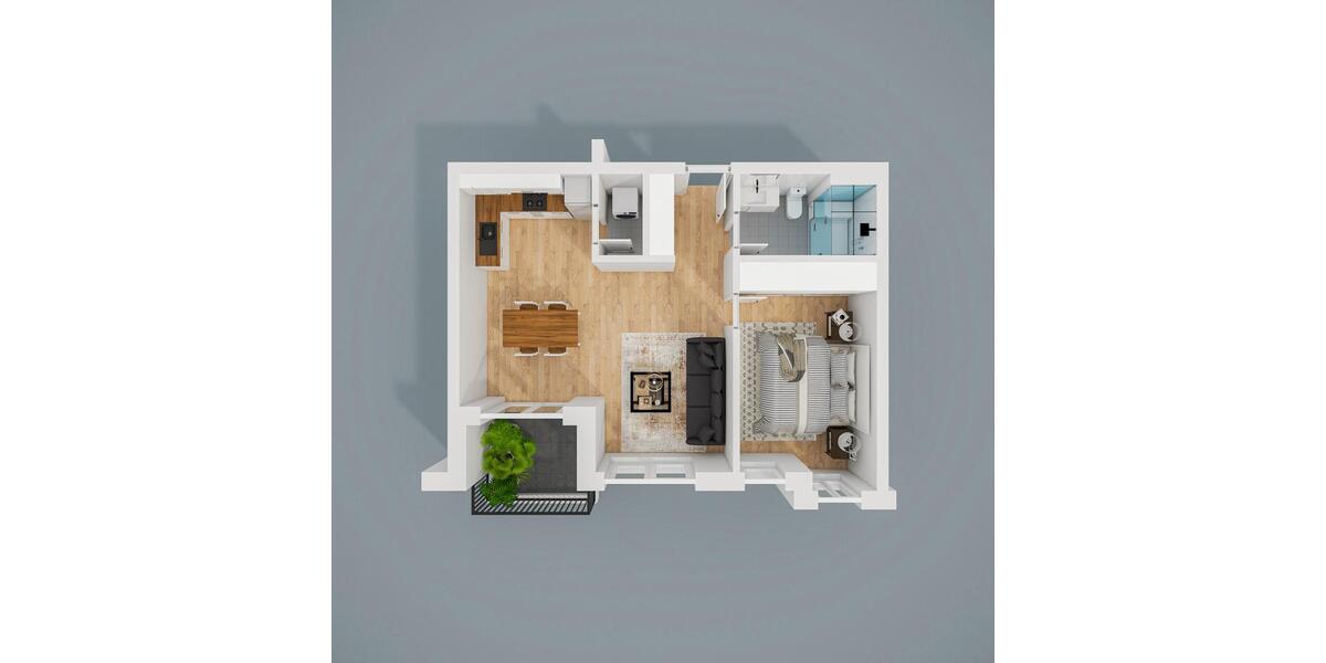 Etagenwohnung Lingen (Ems) Damaschke - 2 Zimmer, 73 m&sup2;, 880&euro; | Angebot:23144370