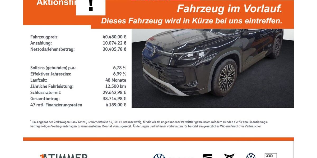 VW Tayron 15.321 km 40.480 &euro; Gronau 48599