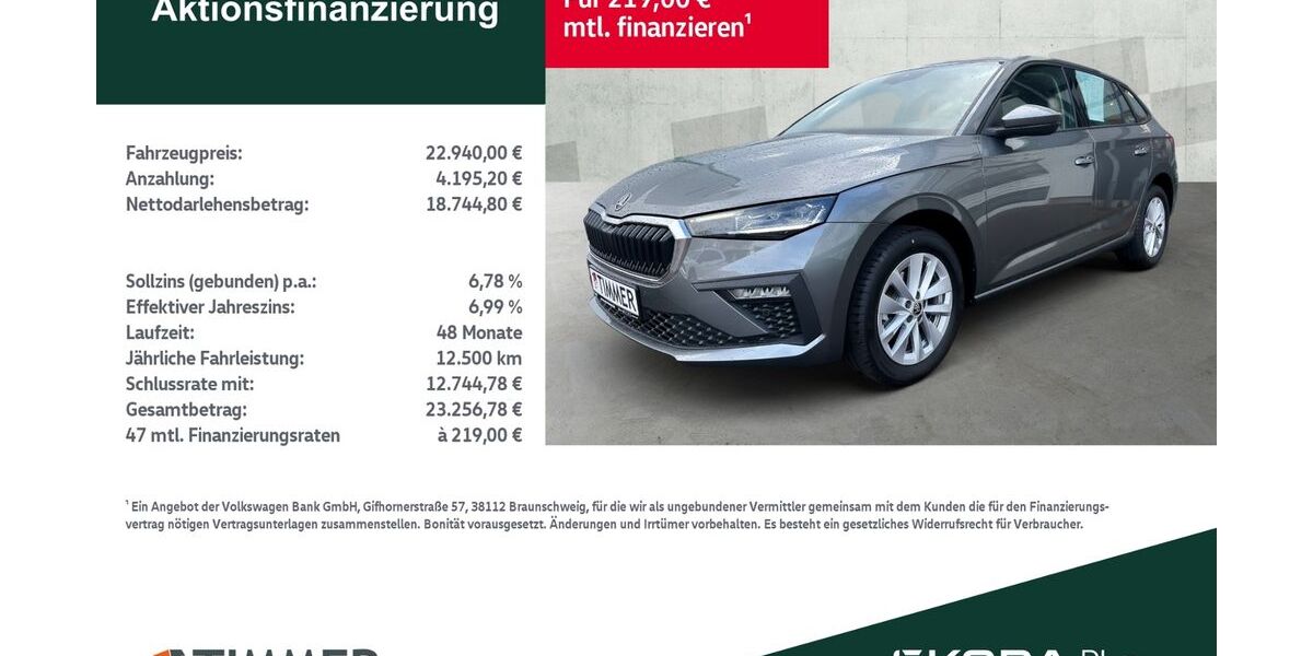 Skoda Scala 32.999 km 22.940 &euro; Lingen 49808