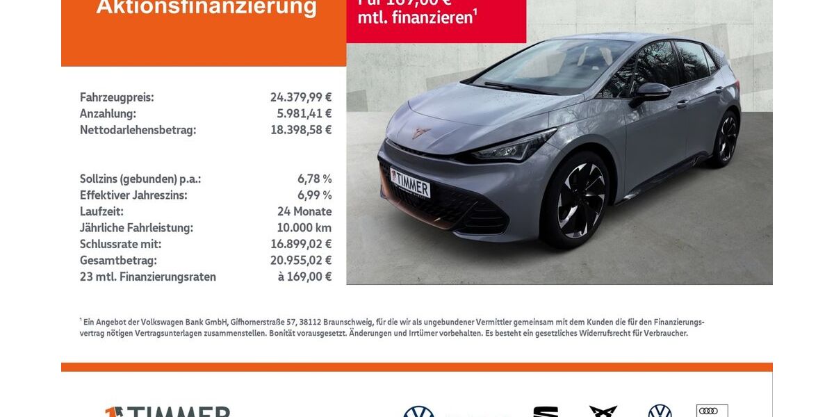 Cupra Born 49.198 km 24.380 &euro; Lingen 49808