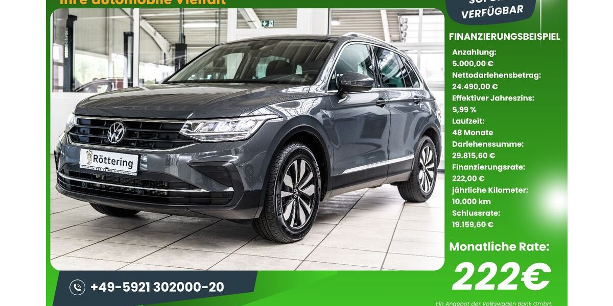 VW Tiguan 32.192 km 28.790 &euro; Schüttorf 48465