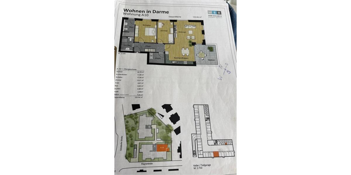 Etagenwohnung Lingen (Ems) Damaschke - 3 Zimmer, 104 m&sup2;, 450.000&euro; | Angebot:26518081