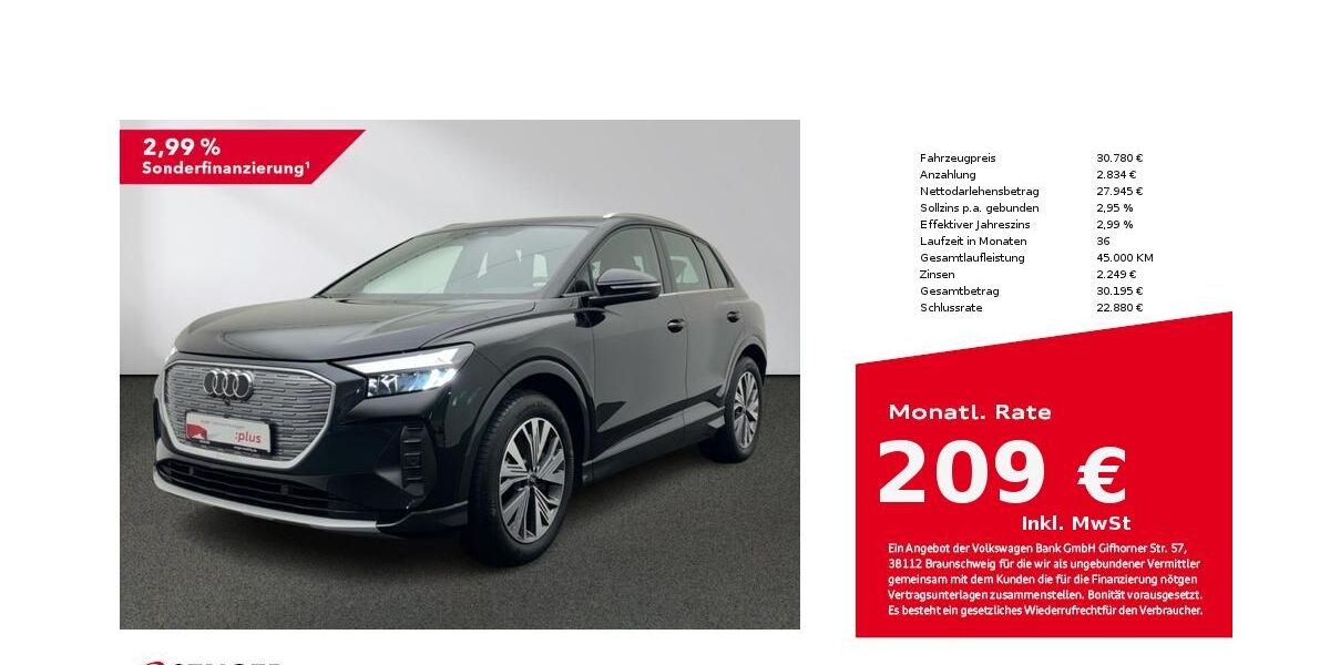 Audi Q4 e-tron 45.302 km 30.780 &euro; Lingen 49809