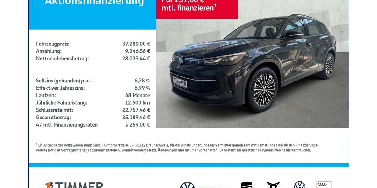 VW Tiguan 10.999 km 35.770 &euro; Lingen 49808