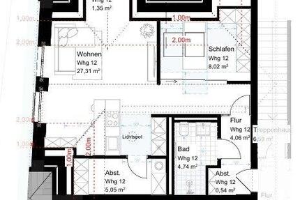 Wohnung Emsbüren - 2 Zimmer, 53 m&sup2;, 620&euro; | Angebot:26001563