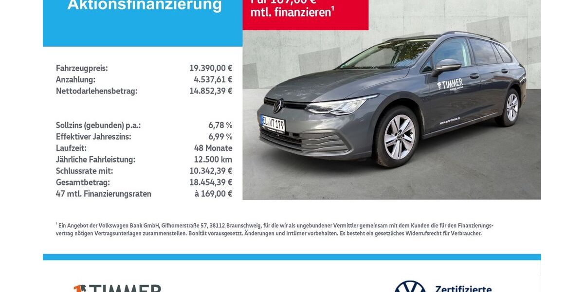 VW Golf 98.999 km 19.390 &euro; Lingen 49808