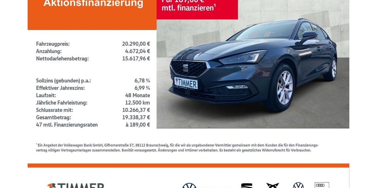 Seat Leon 37.170 km 20.290 &euro; Lingen 49808