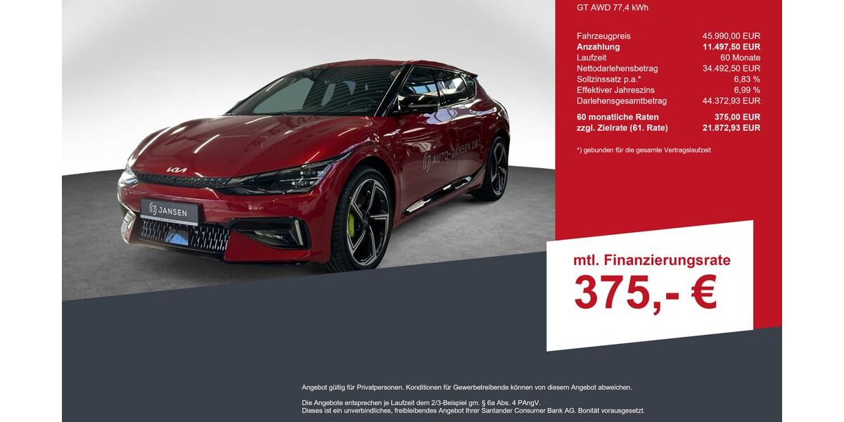 Kia EV6 2.500 km 45.990 &euro; Lingen-Ems 49809