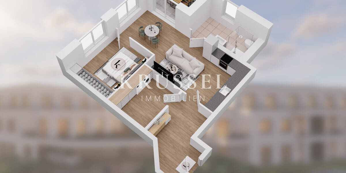 Etagenwohnung Lingen Laxten - 2 Zimmer, 63 m&sup2;, 275.572&euro; | Angebot:26450615