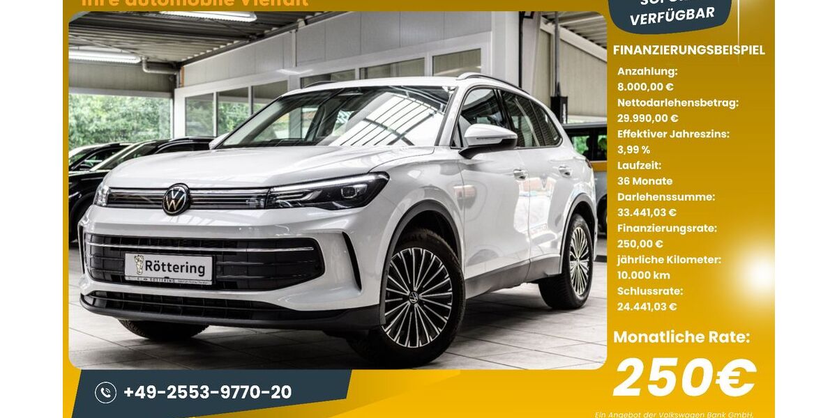 VW Tiguan 16.167 km 36.980 &euro; Schüttorf 48465