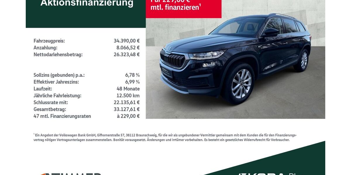 Skoda Kodiaq 70.789 km 34.390 &euro; Lingen 49808