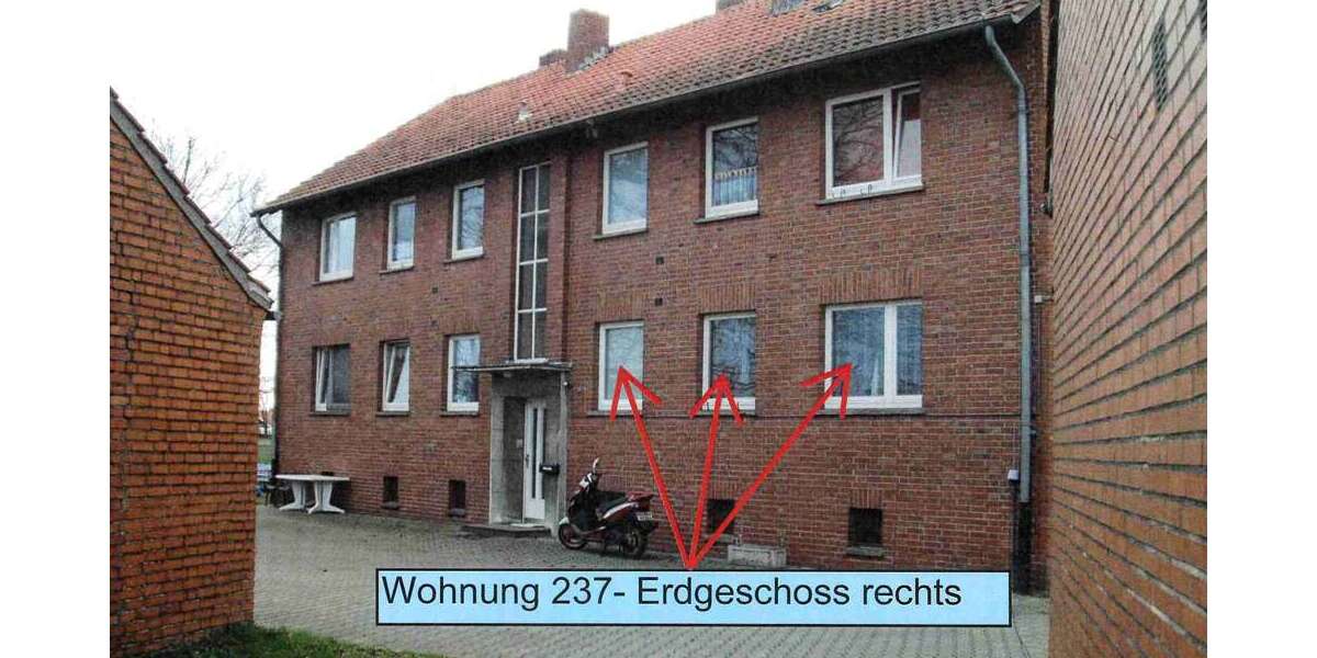 Etagenwohnung Nordhorn Frensdorferhaar - 3 Zimmer, 63 m&sup2;, 586&euro; | Angebot:26953079