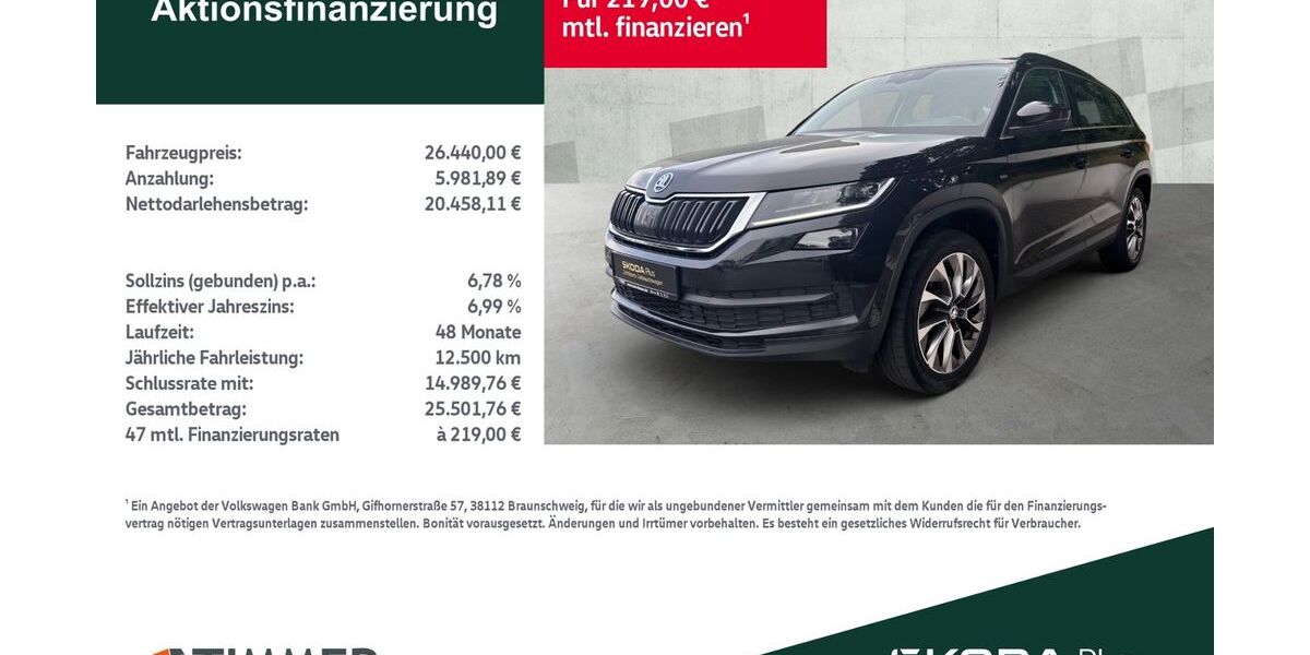 Skoda Kodiaq 92.291 km 26.440 &euro; Lingen 49808