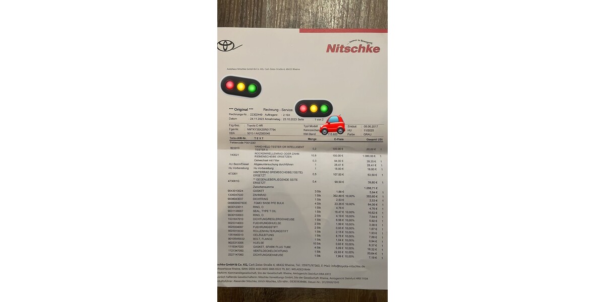 Toyota c-hr 115.976 km 13.600 &euro; Salzbergen 48499