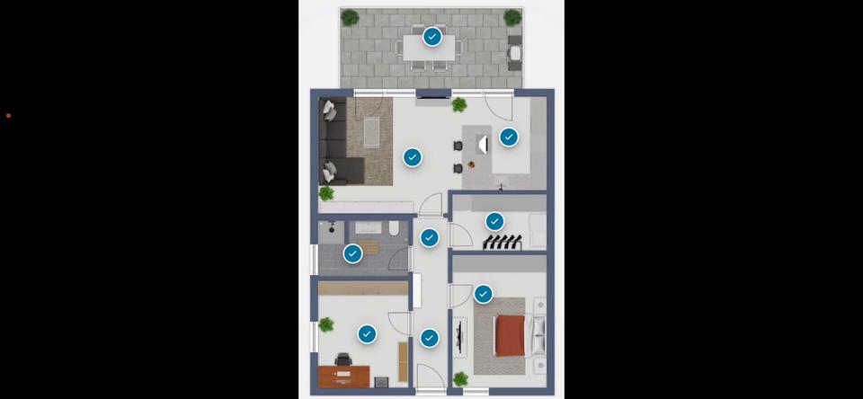 Etagenwohnung Nordhorn Bakelde - 2 Zimmer, 72 m&sup2;, 850&euro; | Angebot:25933185