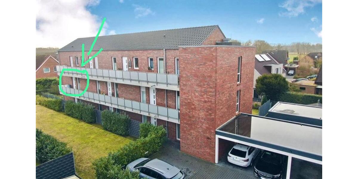 Etagenwohnung Nordhorn Bakelde - 2 Zimmer, 72 m&sup2;, 850&euro; | Angebot:25933185