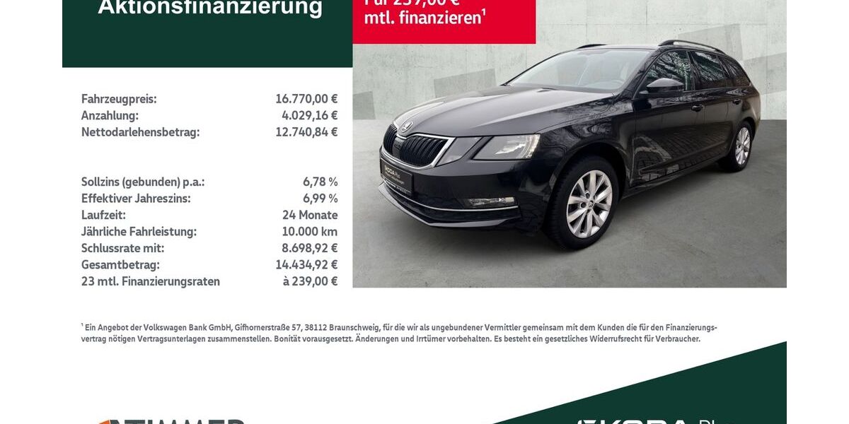 Skoda Octavia 51.853 km 16.450 &euro; Lingen 49808