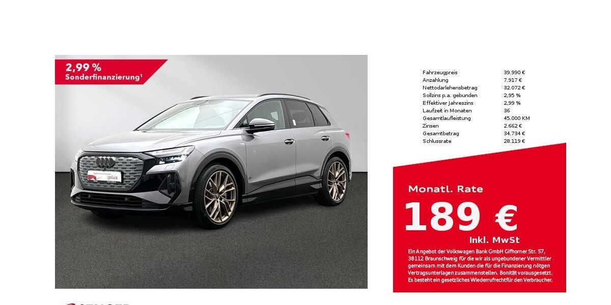 Audi Q4 e-tron 33.408 km 39.990 &euro; Lingen 49809