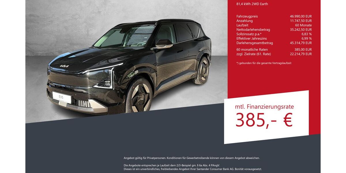 Kia EV5 4.700 km 46.990 &euro; Lingen-Ems 49809