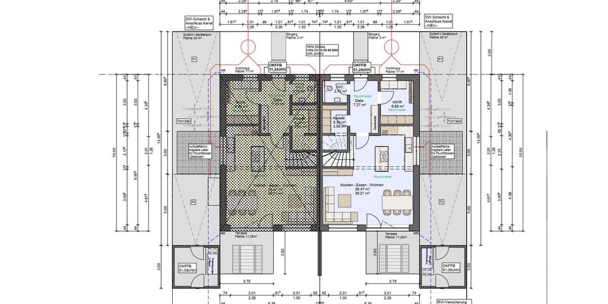 Doppelhaushälfte Neuenkirchen - 5 Zimmer, 129 m&sup2;, 1.300&euro; | Angebot:26610844