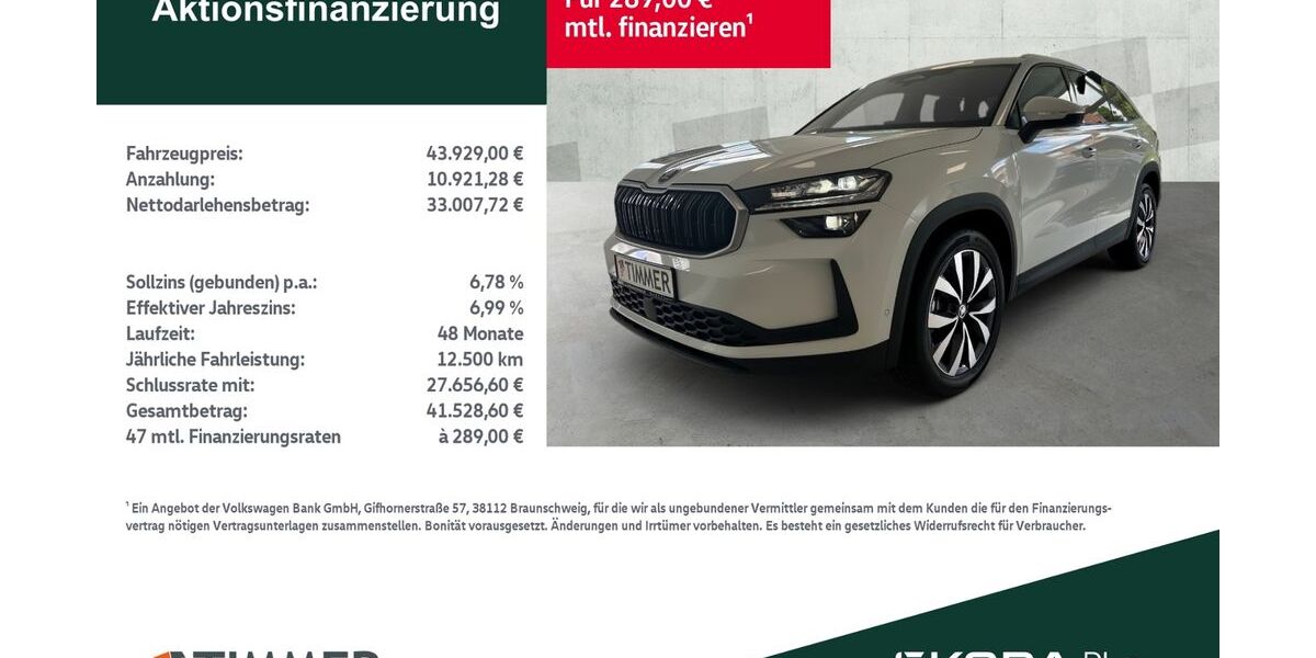 Skoda Kodiaq 31.999 km 43.929 &euro; Lingen 49808
