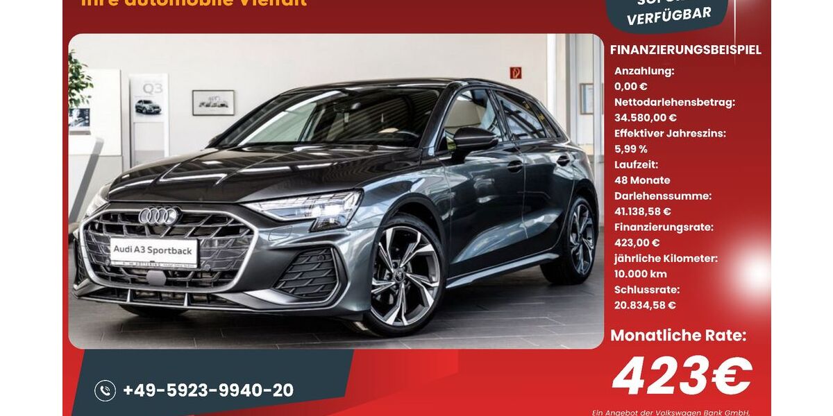 Audi A3 23.200 km 32.890 &euro; Schüttorf 48465