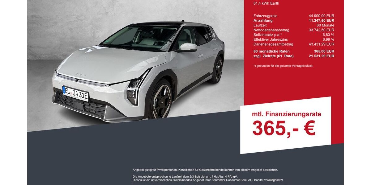 Kia EV4 2.500 km 44.990 &euro; Lingen-Ems 49809