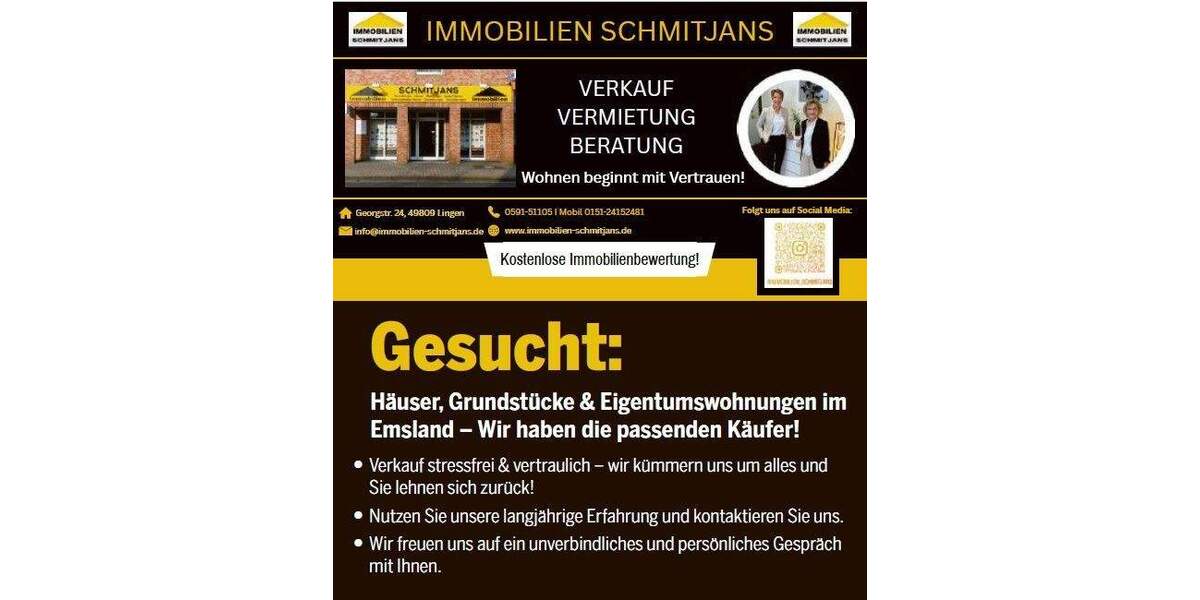 Mehrfamilienhaus, Wohnhaus Lingen (Ems) Laxten - 1 Zimmer, 447 m&sup2;, 749.000&euro; | Angebot:26388768