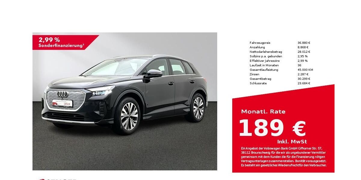 Audi Q4 e-tron 30.655 km 36.880 &euro; Lingen 49809