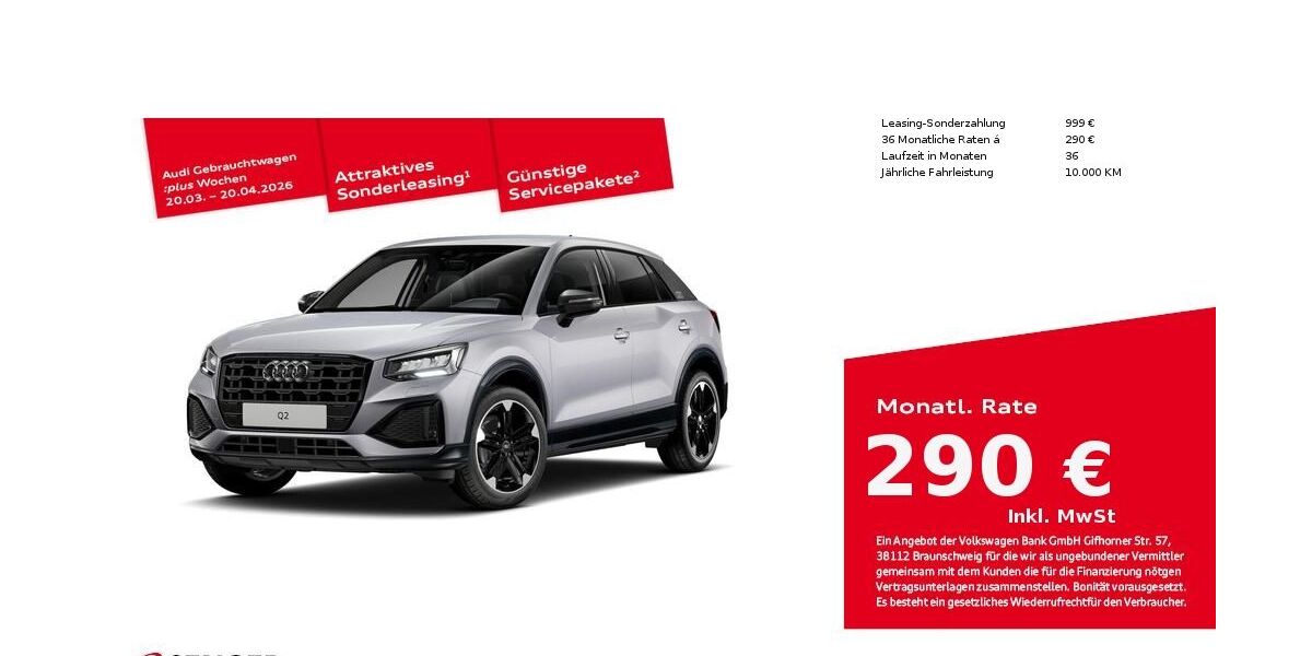 Audi Q2 3.607 km 30.990 &euro; Lingen 49809