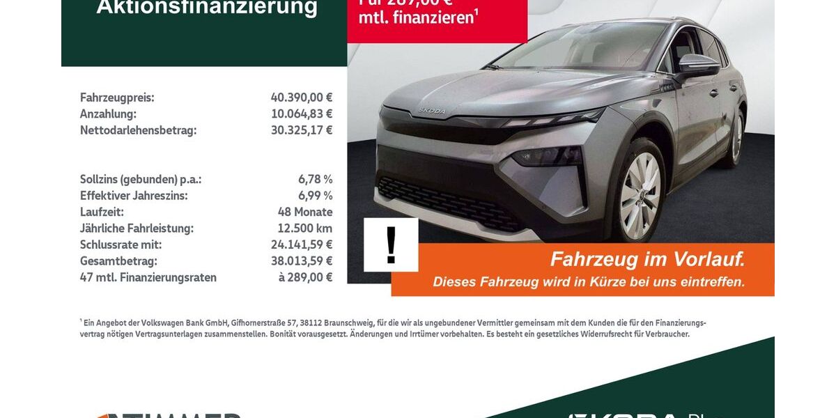 Skoda Elroq 10.746 km 40.390 &euro; Lingen 49808