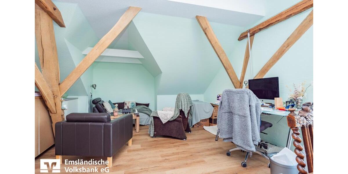 Dachgeschoßwohnung Lingen (Ems) Gauerbach - 2 Zimmer, 77 m&sup2;, 780&euro; | Angebot:26095435