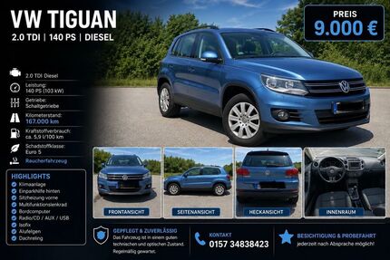 VW Tiguan 167.000 km 9.000 &euro; Lingen (Ems) 49809