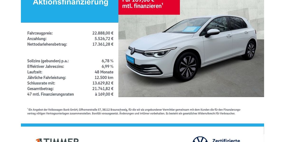 VW Golf 77.932 km 22.888 &euro; Lingen 49808