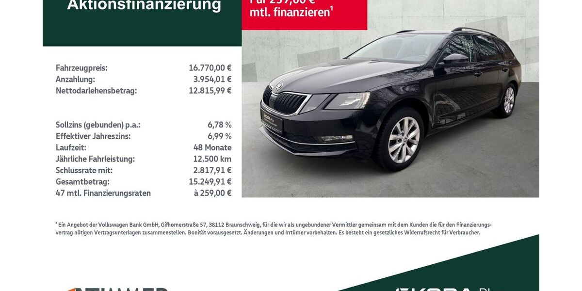 Skoda Octavia 51.853 km 16.770 &euro; Lingen 49808