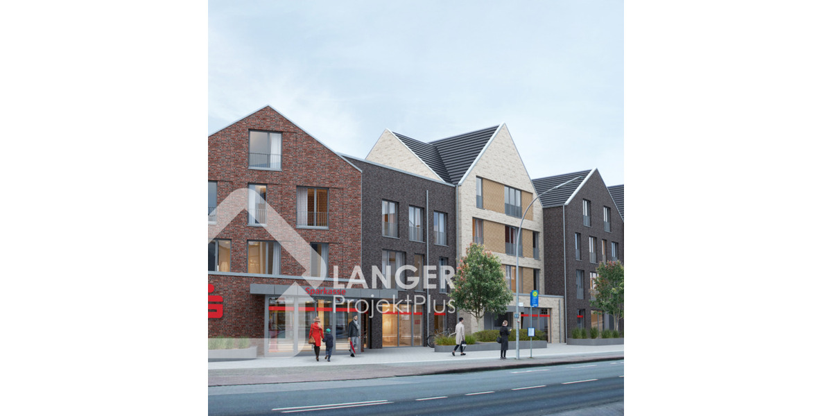 Etagenwohnung Lingen (Ems) Damaschke - 3 Zimmer, 88 m&sup2;, 1.010&euro; | Angebot:23144369