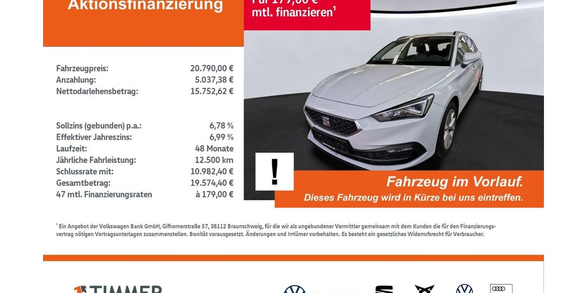 Seat Leon 52.656 km 20.790 &euro; Lingen 49808